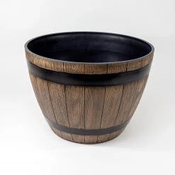 TDC USA INC Lawn & Garden Whiskey Barrel Planter