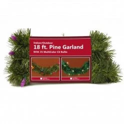 TDC USA INC Holidays 18' Pre-Lit Rope Garland