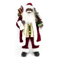 TDC USA INC 24" African-American Santa Holidays