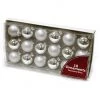 TDC USA INC 18 Pack Glass Ornaments