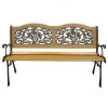 TDC USA INC Park Bench With Decorative Design Spring & Summer