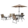 TDC USA INC Spring & Summer 9 Piece Sling Patio Set