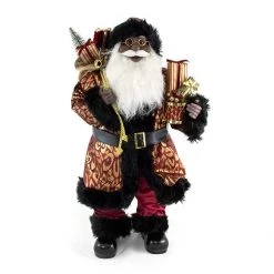 TDC USA INC 24" African-American Santa Holidays