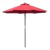 TDC USA INC 9' Wooden Market Umbrella Spring & Summer