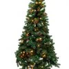 TDC USA INC Holidays 6.5' Pre-Lit Tree With Multi-color Mini-lights