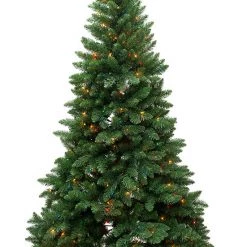 TDC USA INC 7' Pre-Lit Tree With Multi-color Mini-lights