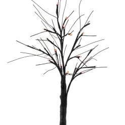 TDC USA INC Holidays 24" LED Halloween Black Branch Tree