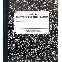 TDC USA INC 100 Sheets Black Composition Book