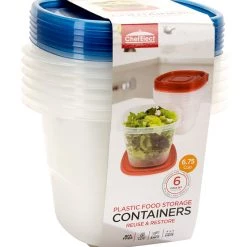 TDC USA INC Houseware ChefElect 6 & 10 Pack Food Container Sets