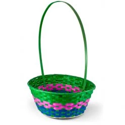 TDC USA INC Oval Bamboo Easter Basket