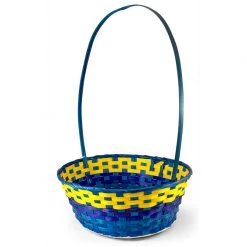 TDC USA INC Holidays Round Bamboo Easter Basket
