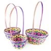 TDC USA INC Holidays Round Bamboo Easter Basket