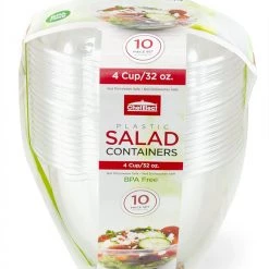 TDC USA INC Houseware ChefElect 10 Pack 32oz Salad Container