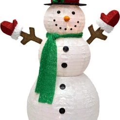 TDC USA INC Holidays 60" Lighted Popup Snowman