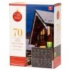 TDC USA INC Holidays 70 Count LED White Icicle Lights